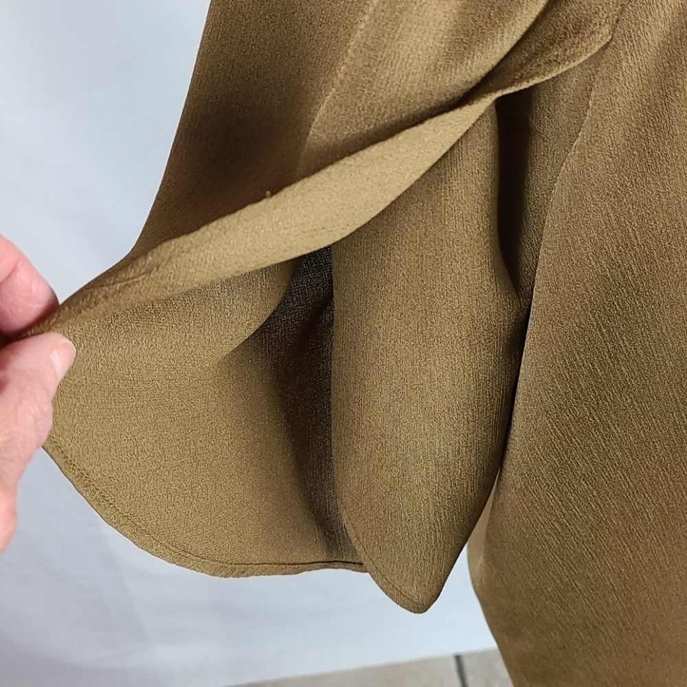 Prologue Olive Square-Neck Dolman Sleeve Blouse - Picture 6 of 13